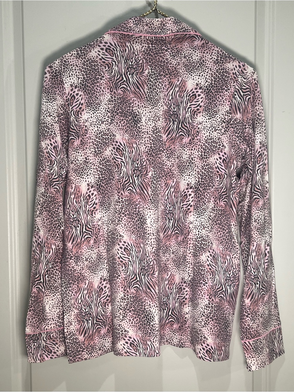 SKIMS Bloom Mini Animal Print Pajama Set Size Large NWT - Picture 5 of 9